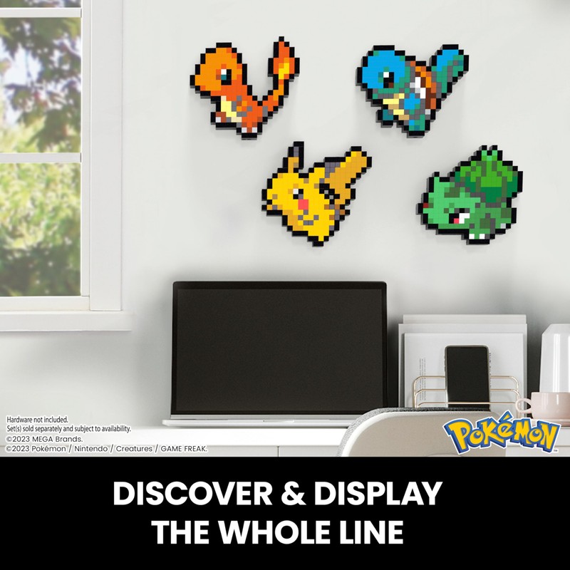 MEGA Pokémon Juguete de Construcción Pikachu Píxel para niños de