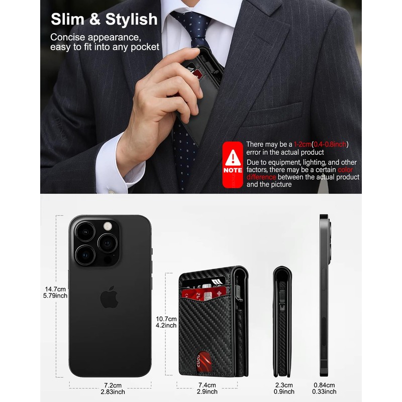 DIENQI 2026 Wallet for Men - RFID [Functional & Practical]