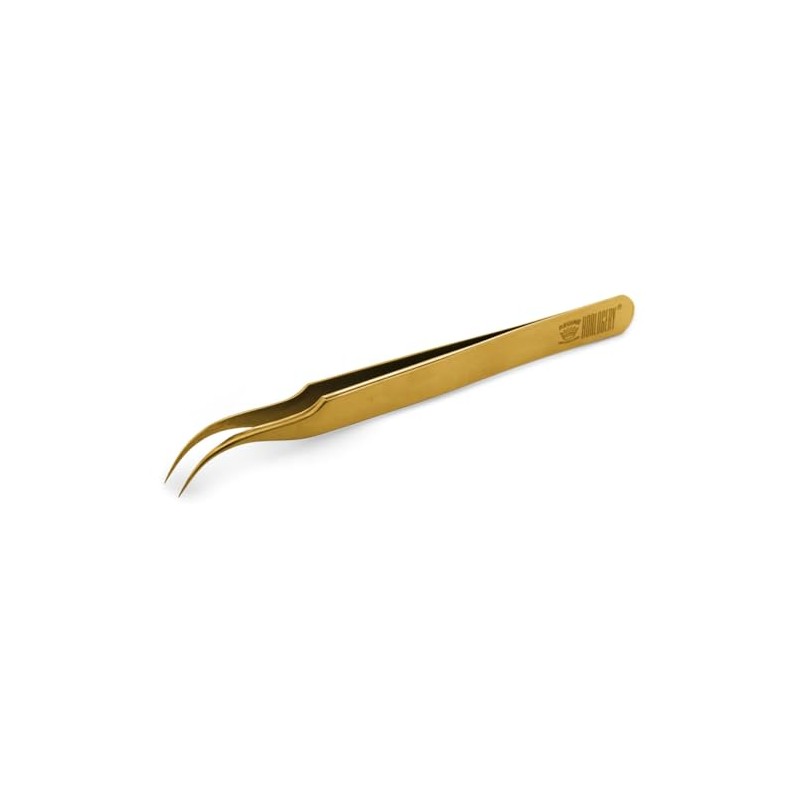 Regine Precision Watchmaker Tweezers 7A Shape 100% Antimagnetic Brass Curved