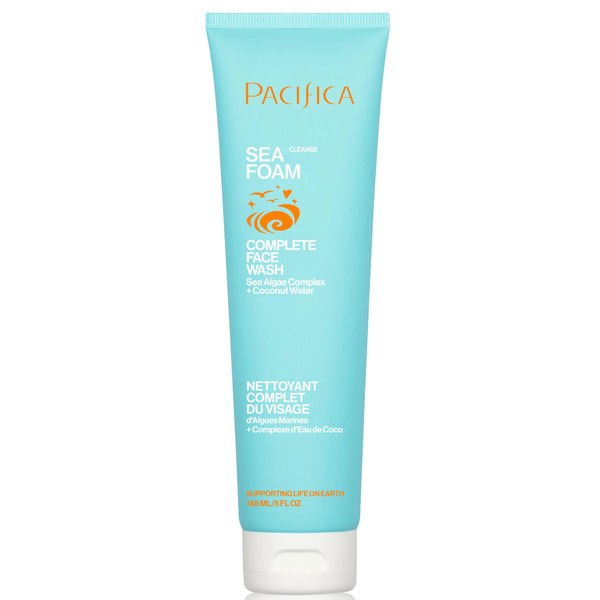 Pacifica Beauty Sea Foam Face Cleanser, Daily Gentle Foaming Face
