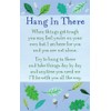 Heartwarmers Blue Hang In There Keepsake Card & Envelope 3.5"