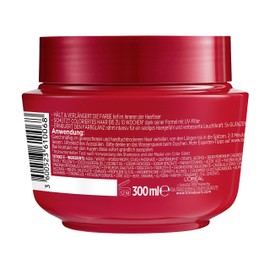 L'Oréal Paris Elvital Hair Treatment for Longer Colour Shine, for Coloured, Tinted or Highlighted Hair, Intensive Treatment with Peony Extract and UV Filter, Colour Shine Colour Protection Care Mask,