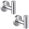 QNIIAED 2 Pcs Bathroom Towel Hook,Screw in Metal Coat Hook