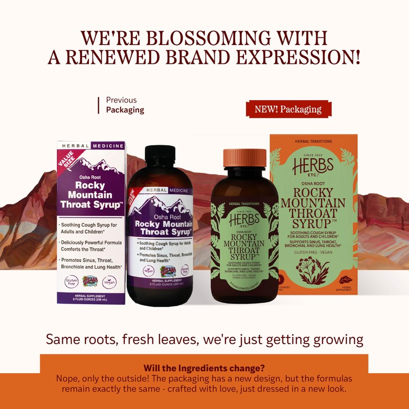 Herbs Etc. Rocky Mountain Throat Syrup - Supports Throat Wellness