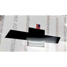 Advanced Trims 2015-2020 Colorado BowTie REAR PLASTIC OVERLAY in Gloss Black NOT VINYL