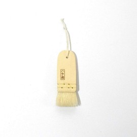 Hake City Brush, White Powder Brush, High Quality, Goat Hair, 1.2 inches (30 mm), Short Handle, 1 Piece