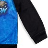 Monster Jam Sudadera con capucha de raglán con forro polar