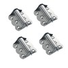 Adjustable Screen Door Hinge Sdjdhej 4Pcs Tri Clamp Stainless Steel