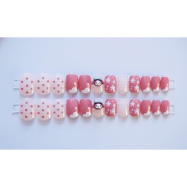 24pcs 3D Decoration Bowknot Small Animal Pattern Nail Decoration for Receptions, Parties, After-parties, Wedding Nail Tips