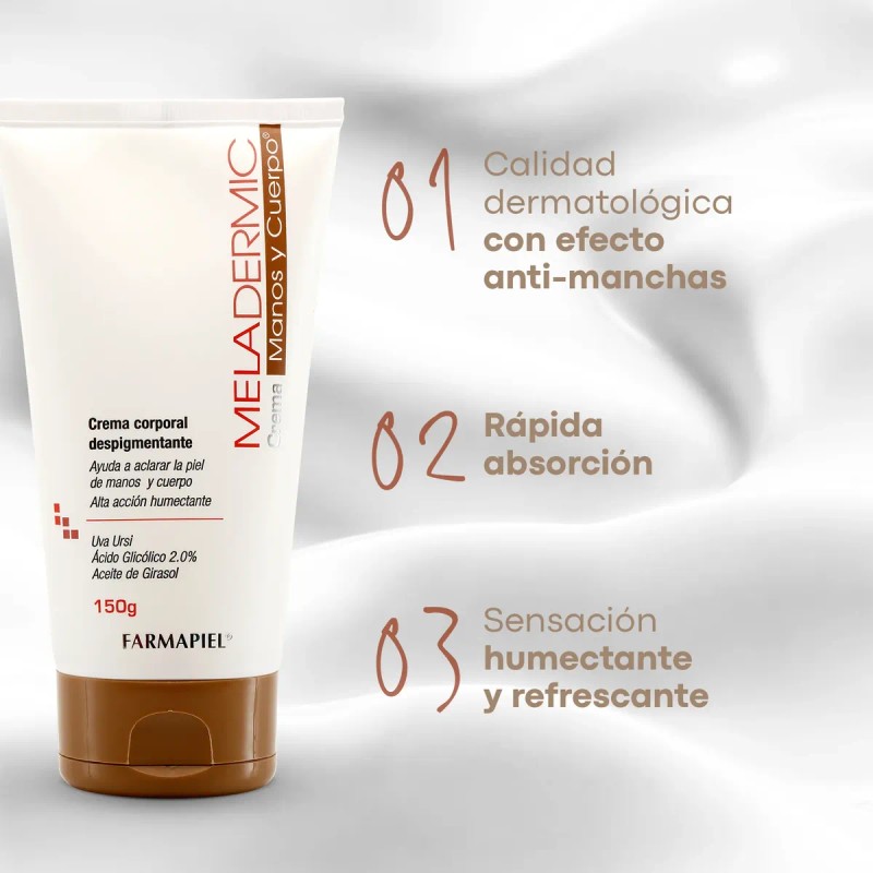 Crema Aclaradora Despigmentante Corporal Meladermic