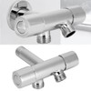 G1/2in Thread Brass 1 Inlet 2 Outlet Angle Valve ThreeWay