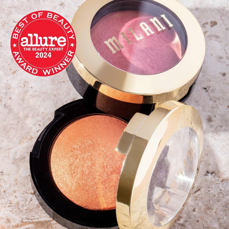 Milani Rubor Acabado Natural Tono Romantic, Rose Powder Blush