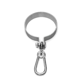 PRIOstahl Swing Clip Swing Hook Swing Holder Swing Attachment – 120 mm x 1 Piece Children's Swing Carabiner Swing Bracket Swing Frame Beam Attachment Galvanised