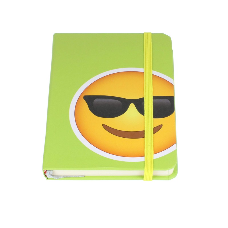 Stands Out, Supplying Outstanding Gifts Sunglasses Emoji A6 Hardback Ruled