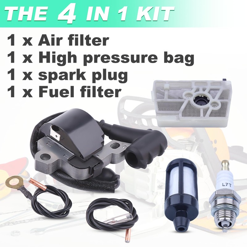 Ignition Coil Kit for Stihl 024 AV Chainsaw, ADEFOL Ignition