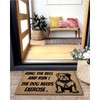 Funny Welcome Mat 30"(L) x 18"(W) Ring the Bell and