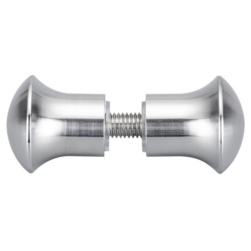 DIYI Solid Stainless Steel Shower Door Knob, 30mm, Silver, Rustproof,