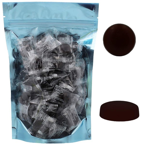 Sugar-Free Premium Hard Candy Suckers, Mini Fruit Button Candies, Kosher Certified Parve, Uses Sorbitol, Low-Sodium, Individually Wrapped (Butter Rum, 8oz (Half-Pound) 75 Pcs)
