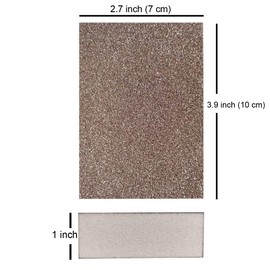 Sackorange 10 Pack 220 Grit Sanding Sponge - Washable and Reusable Blocks for Wood, Metal, Pots, Pans, Glasses - Great for Sanding and Brushing