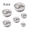 Dzsomt Drain Plug, Pack of 6 Sink Plugs, White Plugs
