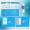 W10295370A Water Filter Replacement Compatible with W10295370, EDR1RXD1, Filter 1,
