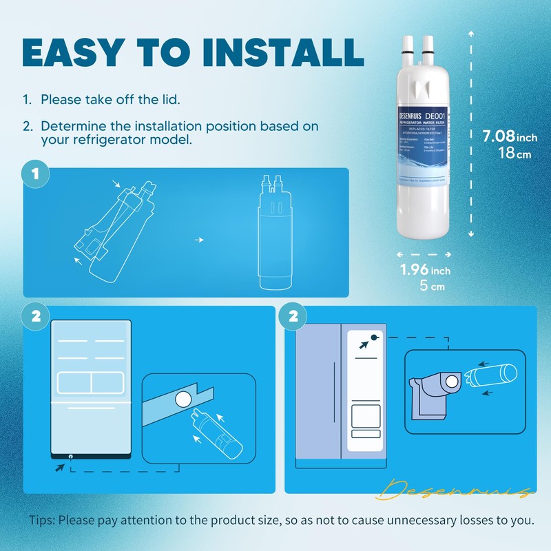 W10295370A Water Filter Replacement Compatible with W10295370, EDR1RXD1, Filter 1,
