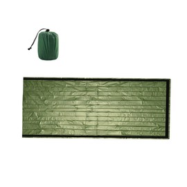 SEIWEI Emergency Sleeping Bag, Reflective PE Emergency Blanket Bivvy Bag, Portable Waterproof Emergency Blanket for Outdoor Camping Hiking