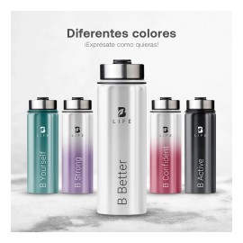Termo Color Blanco 1L. B Life