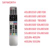 Mando a distancia de TV 539C-268920-W010 de repuesto para Skyworth