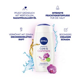 Nivea Care & Cashmere Shower Gel (250 ml)