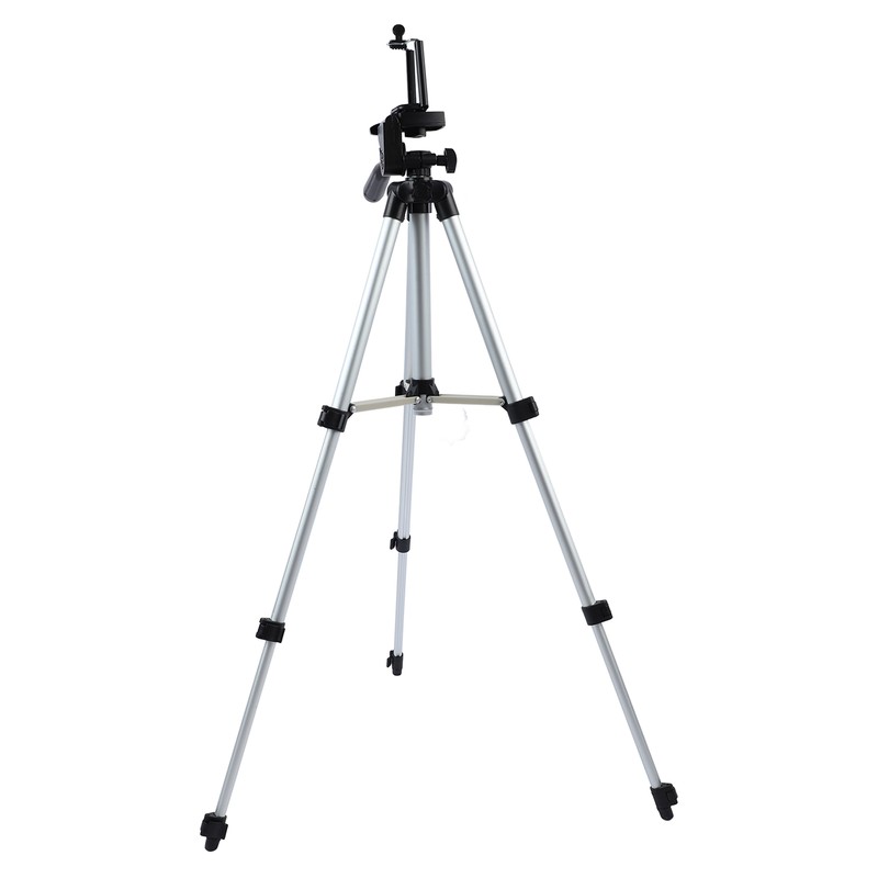 Camera Tripod with Mobile Phone Holder Portable Extendable Travel Camera