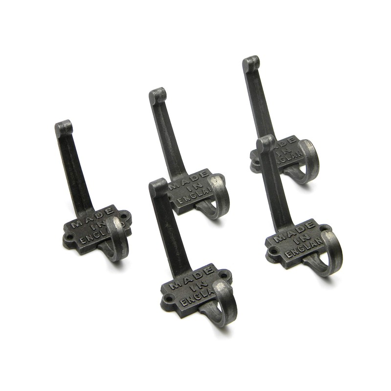 Coat Hook Double ‘Made in England’ 2 Part Cast Antique