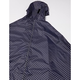 Kajimeiku Women's Rain Poncho, Cycle Poncho, Can Cover Up to Bicycle Basket, dots