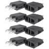 Europe to US Plug Adapter, HICITY 8-Pack Travel Power Plug