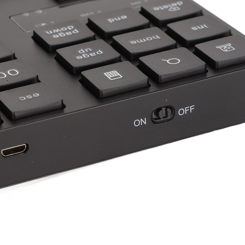 Wireless Number Pad with 35 Keys 2.4G Quiet USB Numeric