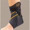 RO+TEN - Malleostrong Bivalve Ankle Brace with Foam Padding and Side-Middle Tie - L, Left