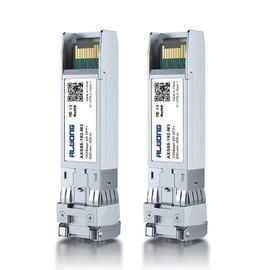 10G SFP+ to LC Multimode Module, 10GBase-SR SFP+ Transceiver, 850nm up to 300m, for Cisco SFP-10G-SR, Ubiquiti UniFi UF-MM-10G, Mikrotik S+85DLC03D, Meraki, Netgear, D-Link and More, 2 Pack