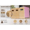 Poeuai 2 Pack Premium Thickened Bamboo Desktop Hanging File Organizer