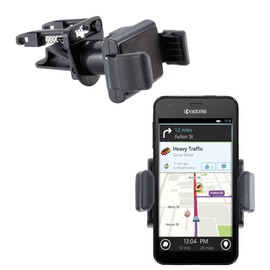 Gomadic Ultra Compact Air Vent Clip Based Cradle Holder Car/Auto Mount Suitable for The Kyocera Hydro Wave