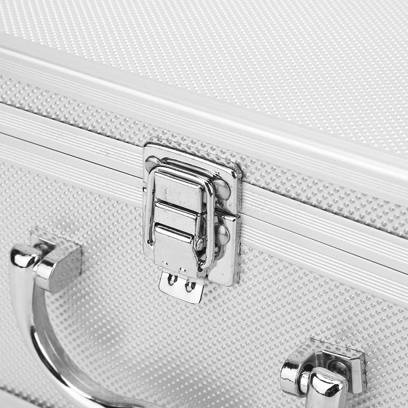 Aluminum Carrying Case, Metal Briefcase Tool Hard Case Toolbox Aluminium