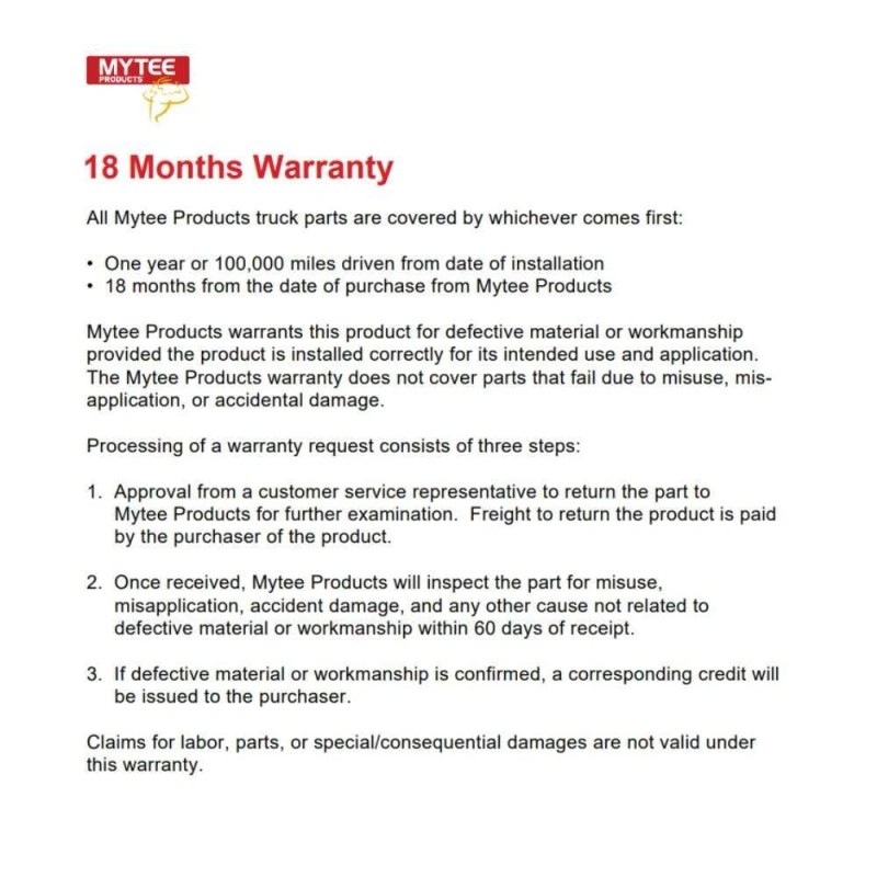 Mytee Products Hood Spring Blue for Peterbilt 357, 377 &