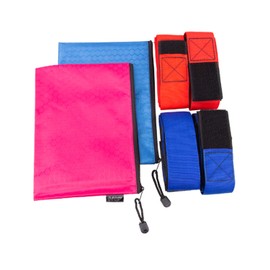 Hiverst Legged Race Band for 8 PPL, Team Building, Outdoor Party Group Game for Kid Adult, Cooperative Team Race for Birthday Party, Relay Race, Field Day, Backyard Activity Game with Carrying Pouch