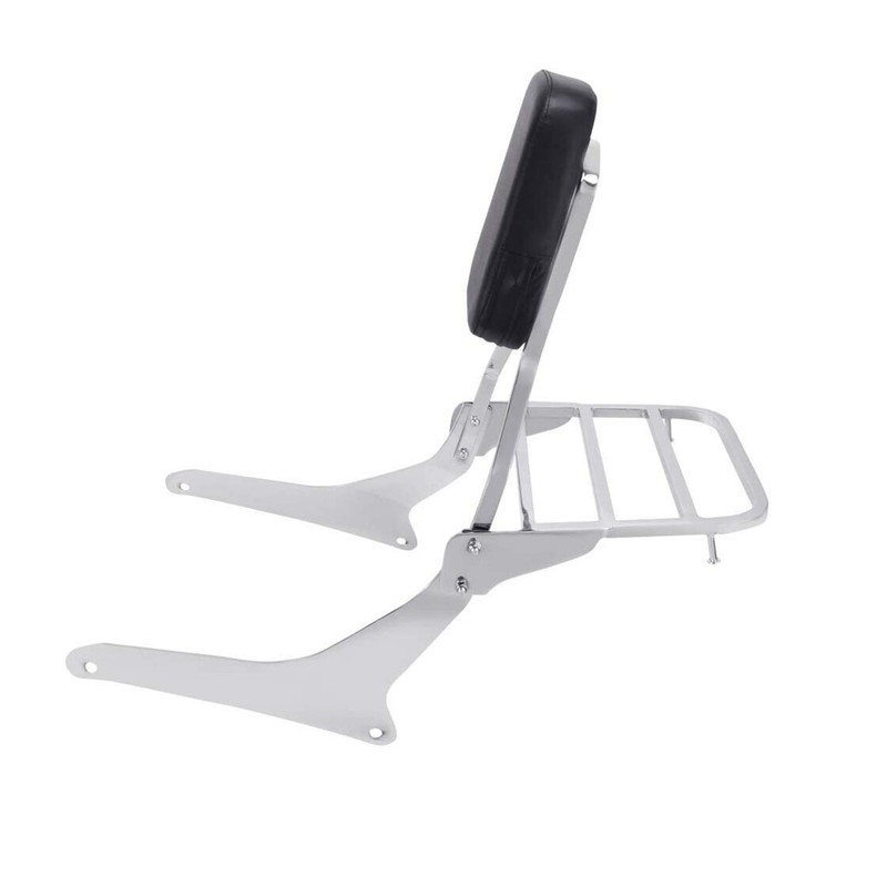Passanger Backrest Sissy Bar + Luggage Rack for Yamaha V