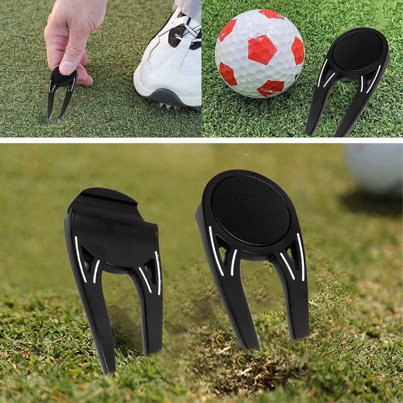 CVNRCLP Golf Double Prong Divot Tool & Pitch Mark Repair