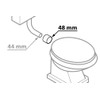 Rubber Gasket Toiliette 44-48 mm