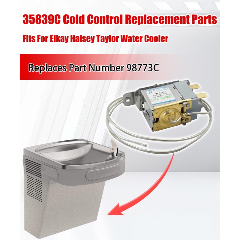 98773C 35839C Water Dispenser Cold Control Thermostat Replacement Parts Fits