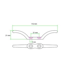 mollensiuer 2 Pieces Stainless Steel Window Cord Cleats with Screws Blind Cord Winders Rope Cleat Hook for Blinds Curtains Sun Screens Shades Ropes
