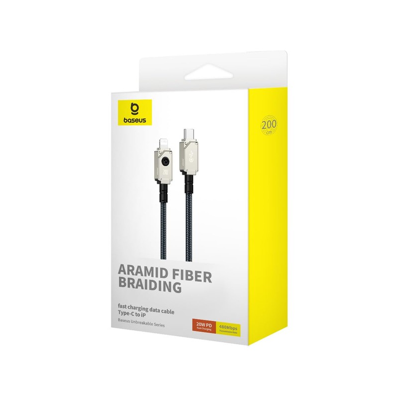 Baseus Cable de Fibra de aramida F-12 irrompible de Carga