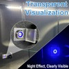 DAOKAI PC Power Button Cover, Transparent Safety Push Button Cap