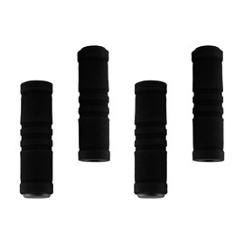 Bojueshaw 4Pack Bike Handlebar Grips,Soft Foam Sponge Non-Slip Handlebar Covers for Mountain,Road & Electric Bicycles(Shock-Absorbing)